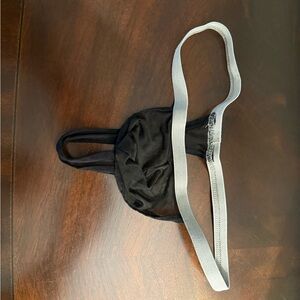 Men's Black Thong